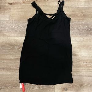 Diane von Furstenburg black silk dress